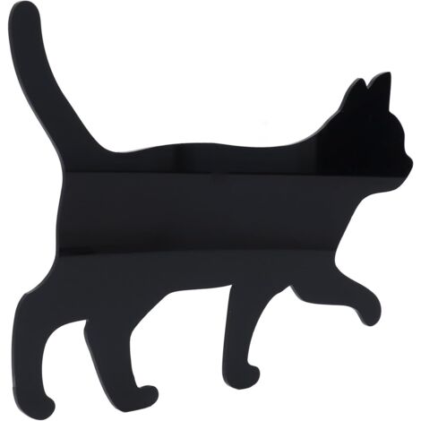Cat Night Light, Voix activé Black Cat Silhouette Lampe, (1/5)