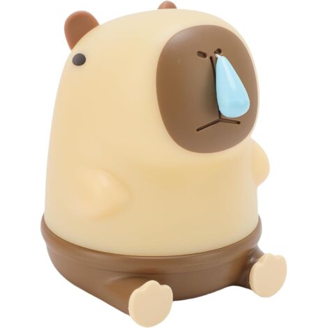 Capybara Night Light, Mignon Animal en Silicone Pépinière de (1/5)
