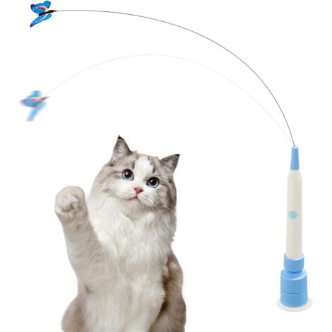 Canne à pêche pour chat - Jouet électrique à mouvement - (1/5)
