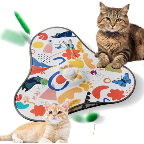 Tapis d'activité pour chat - 2 en 1 - Jouet interactif pour (1/5)