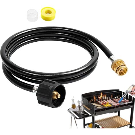 Tuyau Tuyau de barbecue, adaptateur de réservoir de 1,8 m, (1/5)