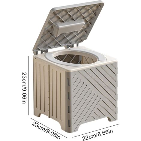 Toilette Portable Camping Toilettes de Voiture Pliables Max 150 kg avec Couvercle et Sacs Poubelles Toilettes Portables - Bricolage Toilette Portable Camping Toilettes de Voiture Pliables Max 150 kg avec Couvercle et Sacs Poubelles Toilettes Portables - Bricolage