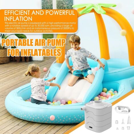 Lot De 2 Brassards Gonflables Pour Enfants 5-30 Kg, Avec Pompe, Idéal Pour Apprendre à Nager