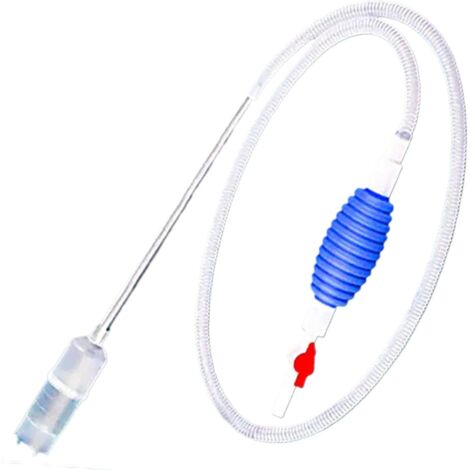 Cloche à mulm d'aquarium avec tuyau Siphon transparent pour (1/5)