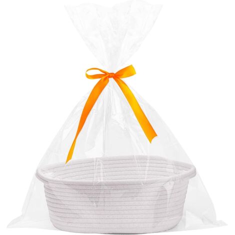 Paniers Tissés de Rangement Corbeille Vide pour Baby Shower (1/5)