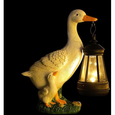 Lampes solaires en forme de canard, lampes solaires de (1/5)