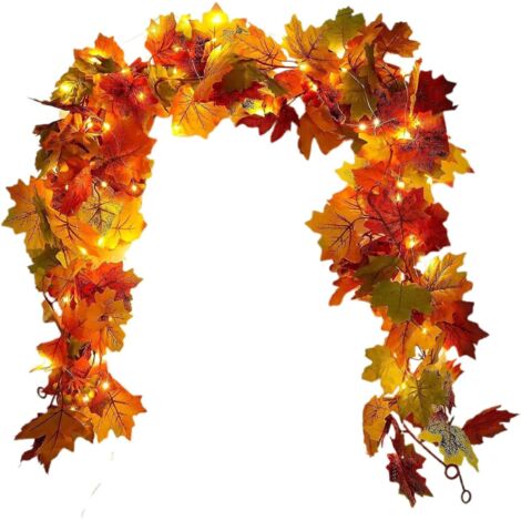 Guirlande d'automne Guirlande Décorative d'automne de 1.74m (1/5)
