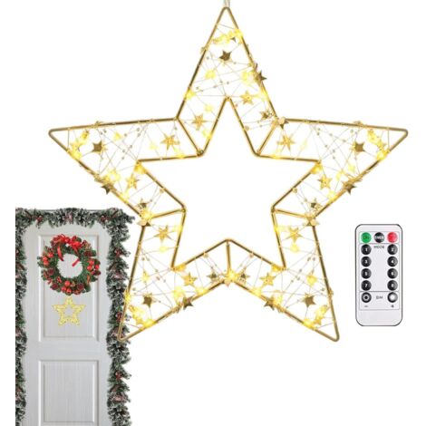 Lumières de Noël pour fenêtre intérieure, 8 modes, (1/5)