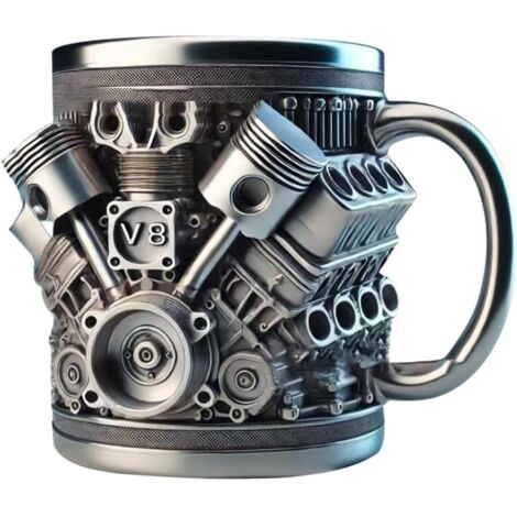 V8 Moteurs Gobelet en Acier Inoxydable, V6 & V8 Moteurs (1/5)