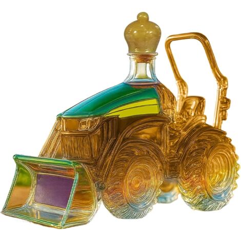 Decanter Tracteur Bouteille Liqueur en Forme de Tracteur 3D (1/5)