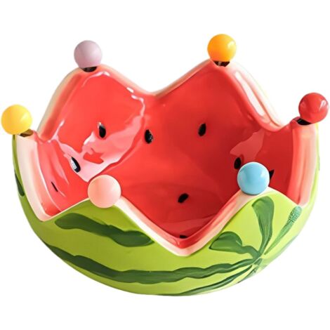 Bol à Fruits en Forme de Pastèque Bol à Fruits Céramique