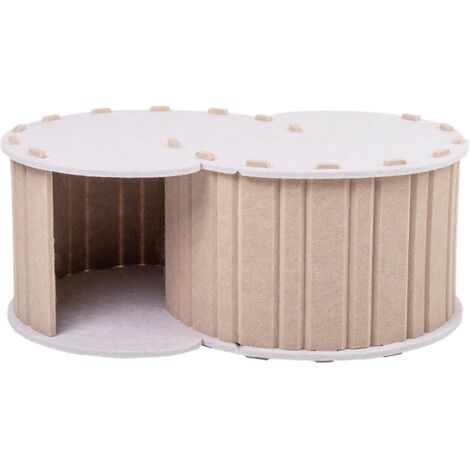 Tunnel pour chat d'intérieur, grand chat donut grotte de jeu (1/5)