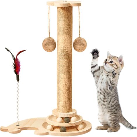 Arbre à chat - Jouet multifonction pour chat avec tâche de (1/5)