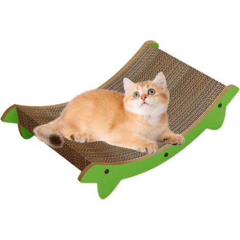 Tapis à Griffes pour Chat - Couchette Griffoir Jouet