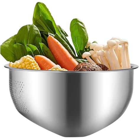 Passoire de Cuisine à Riz,Bassin de Lavage et Égouttage (1/5)