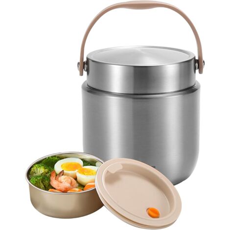Isotherme Gourde Alimentaire,Récipient Repas Acier ydable (1/5)