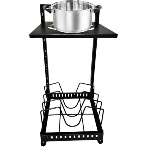 Organisateur de Casseroles et Poêles - Support à 2 Niveaux (1/5)