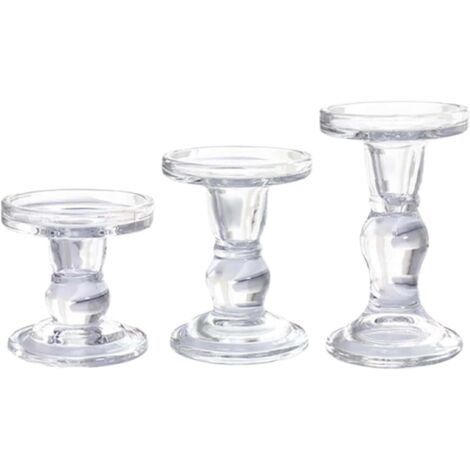 Porte-Bougies Coniques Décor De Table À Dîner avec (1/5)