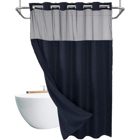 Rideaux de douche d'hôtel sans crochet - Rideaux de douche (1/5)