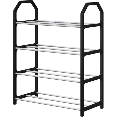 Étagère de rangement pour chaussures à 4 niveaux étagère de (1/5)