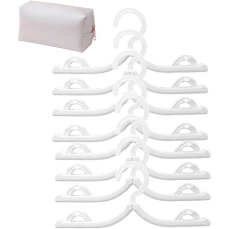 Lot de 8 cintres de voyage pliables peu encombrants pour (1/5)