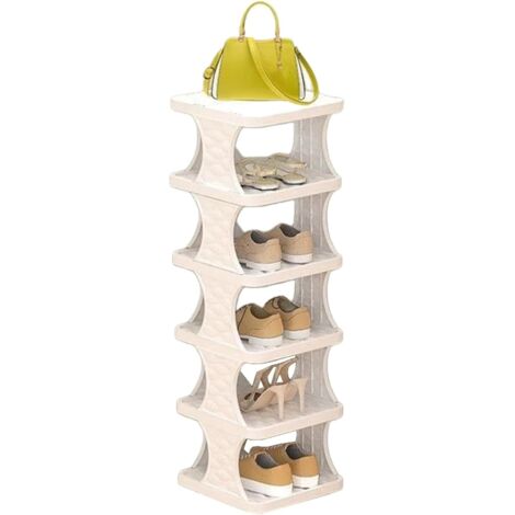 Organisateur de chaussures étroit à 6 compartiments (1/5)