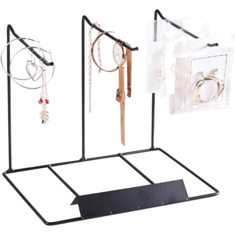 Présentoir à bijoux organisateur de bagues Noir (1/5)
