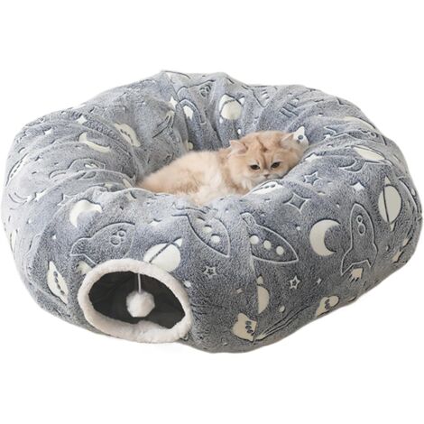 Lit pour ChatTunnel Jeu Donut pour Chats dIntrieur pour (1/5)