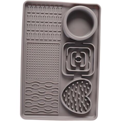 Lcher pour Chien Tapis en Silicone Anti Stress pour (1/5)