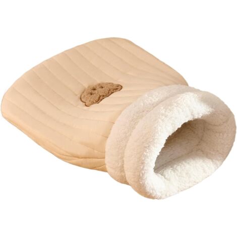 de lit en tissu de lin zone douillette pour animaux de (1/5)