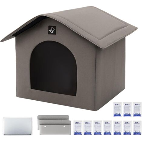 Rafrachissante pour Chats Niche pour Chiot Abri Isol (1/5)