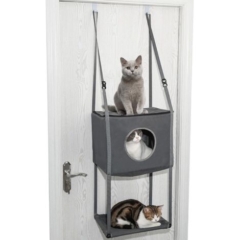 chat dintrieur respirant 406 x 33 cm Hamac mont sur porte (1/5)