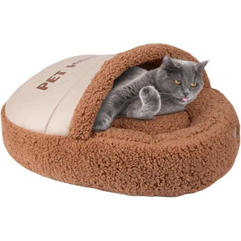 pour petit chien Lit capuche pour chat Nest Coved Pet (1/5)