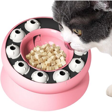 Lente pour Chats Bol Rotatif Lcher pour Chatons Jeu (1/5)