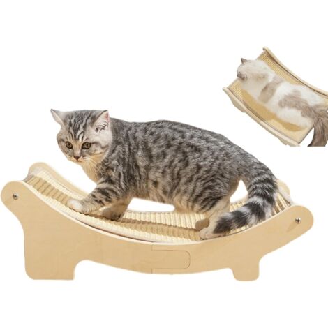 pour Chat Planche Griffer en Bois avec Sisal Protecteur (1/5)