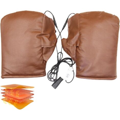 Mitaines de Guidon de Moto Mitaines Chaudes et Confortables (1/5)