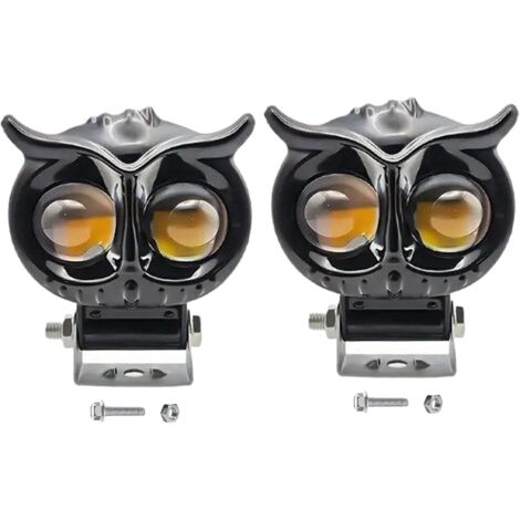 Phares Antibrouillard Moto Ampoule Auxiliaire Phare Moto LED (1/5)