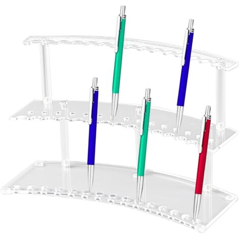 stylos transparentGrand Prsentoir Acrylique pour Stylos (1/5)