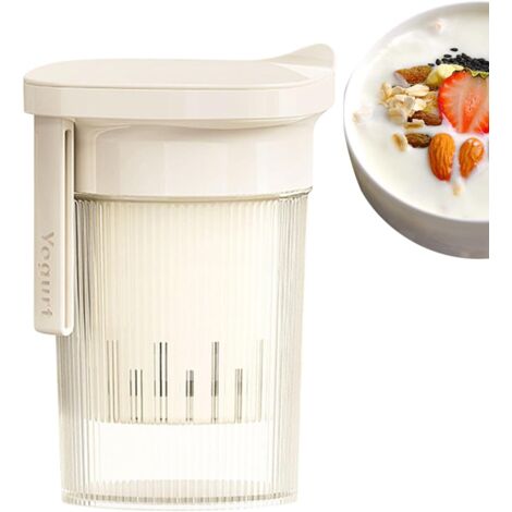 yaourt Filtre fromage yaourt rutilisable avec couvercle (1/5)