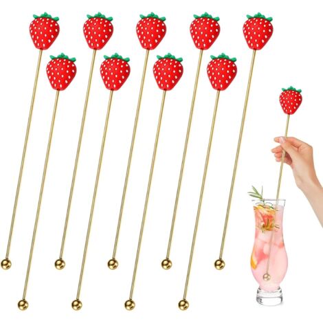 de 10 touillettes pour cocktails agitateurs de boissons (1/5)