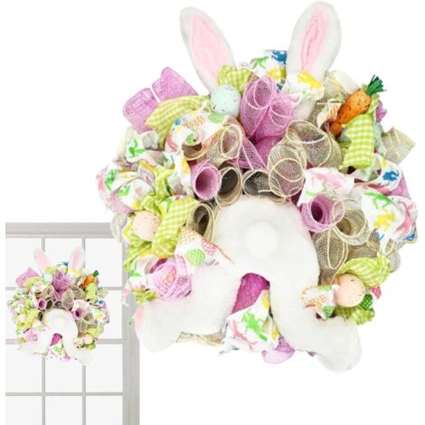 de lapin couronne de porte de lapin couronne de ferme avec (1/5)