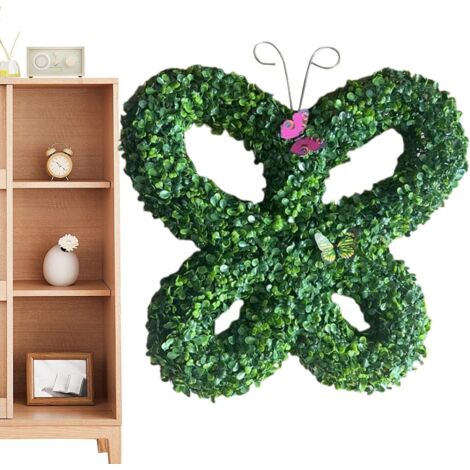 de porte verte Couronne de porte dentre En forme de papillon (1/5)