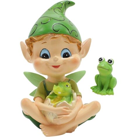 de Grenouille Figurine de Grenouille Cartoon Resin Sculpture (1/5)