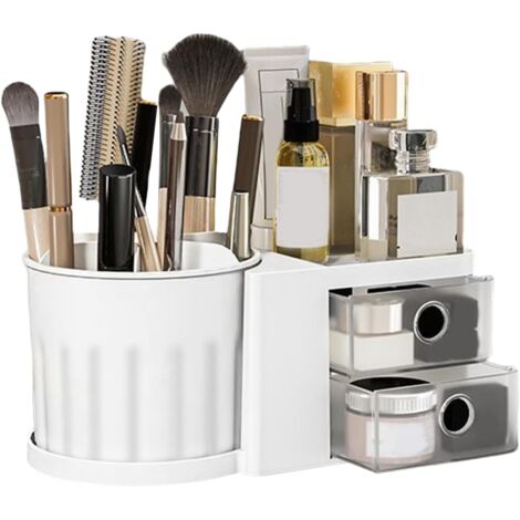 de maquillage rotatif avec tiroirs accessoires de bureau (1/5)