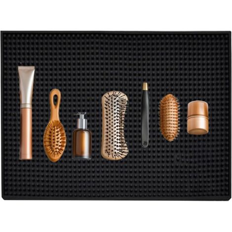 de salon pour coiffure station de tapis de coiffure Mat de (1/5)