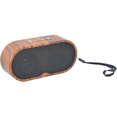 Parleur Lecteur Enceinte Vintage Portable Alimente par