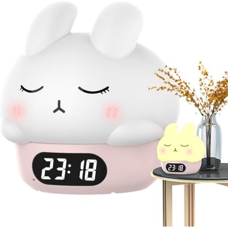 numrique en forme de lapin Veilleuse dentranement au sommeil (1/5)