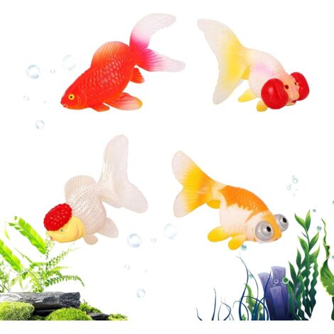 de 4 poissons daquarium artificiels Dcoration raliste (1/5)