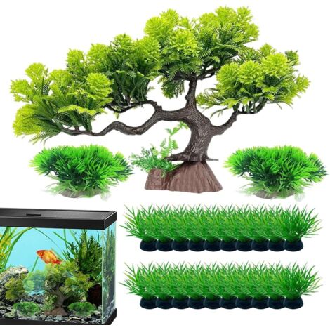 de pche Vertes kit de Aquatiques artificielles Simulation (1/5)