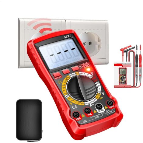 Voltmètre numérique auto et multimètre de diagnostic pour batterie